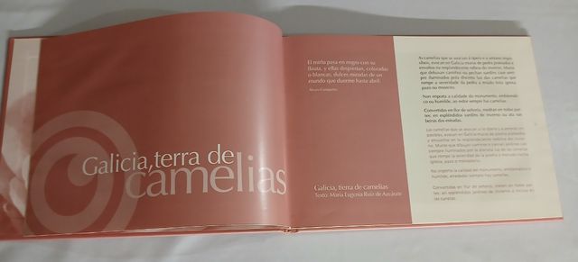 Libro Camelia, Flor de Galicia
