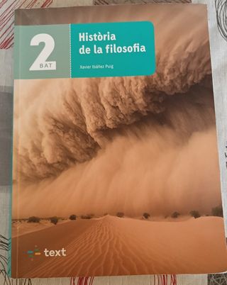 Història de la filosofia 2n Batxillerat
