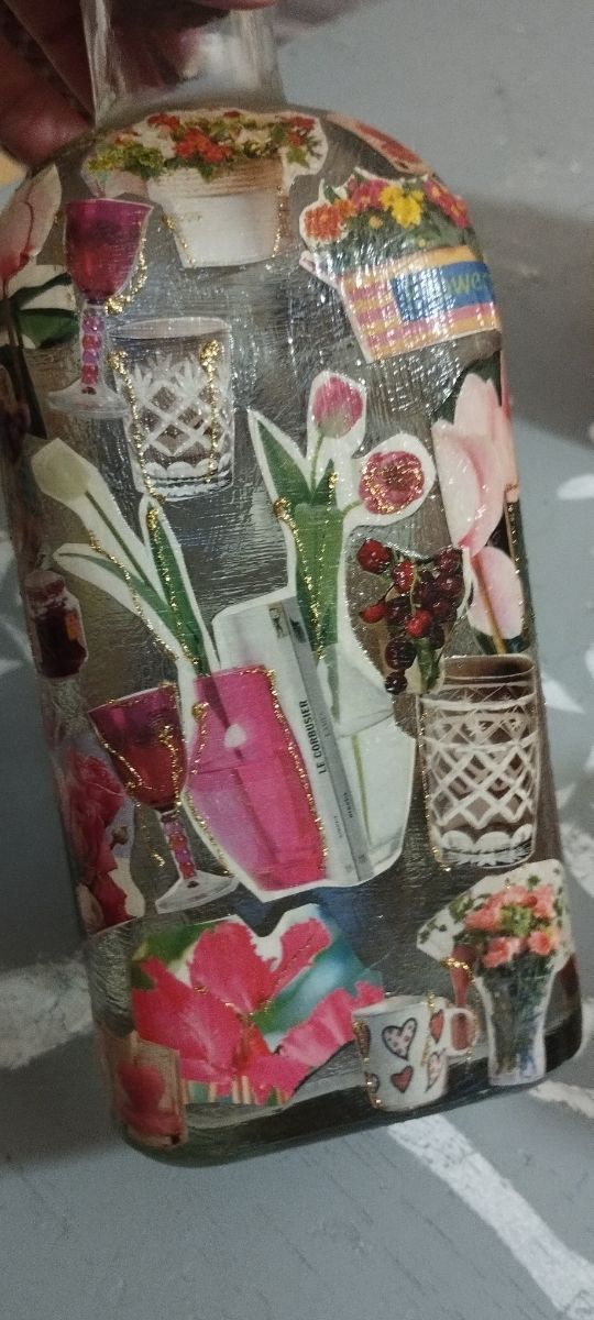 Botellas Decoradas Vintage (4)