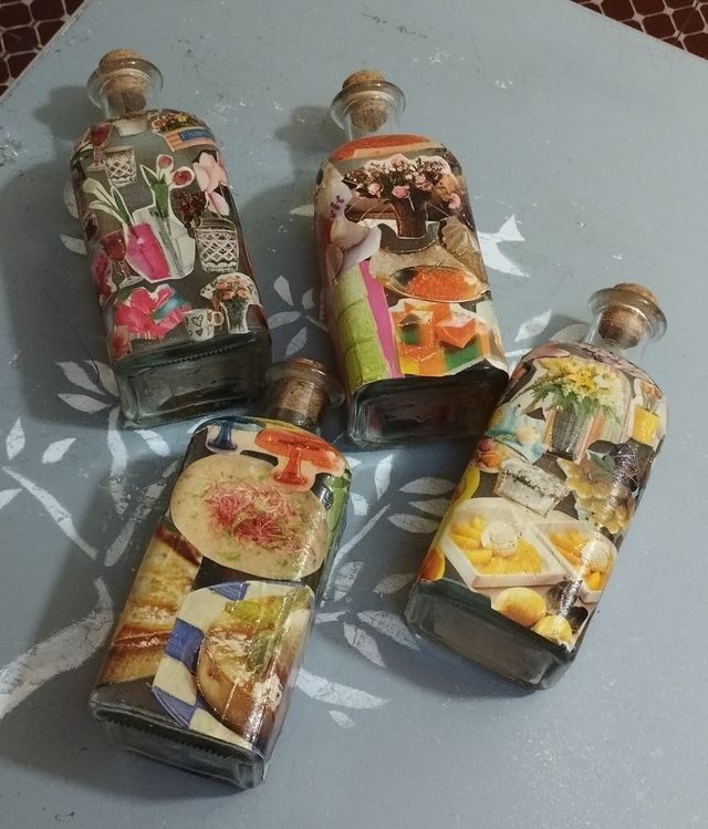 Botellas Decoradas Vintage (4)