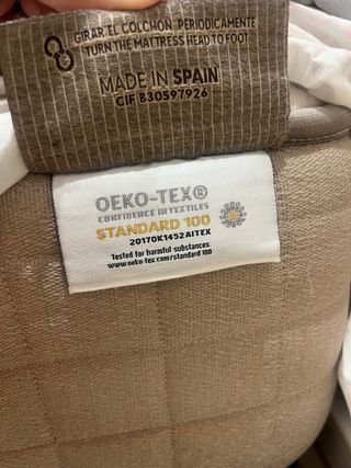 Cama blanca 105x190 cm