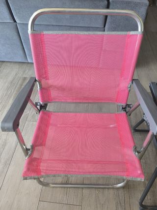 Dos Sillas NIÑOS Plegables Playa