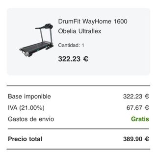 Cinta Correr Cecotec WayHome 1600