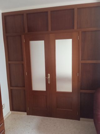 Frontal madera 2 puertas abatibles y fijos 