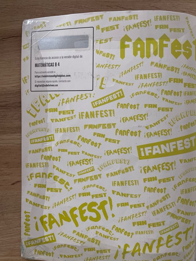 Libro Matemáticas 4ºESO. Fanfest
