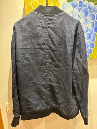 Chaqueta bomber azul marino - Talla L