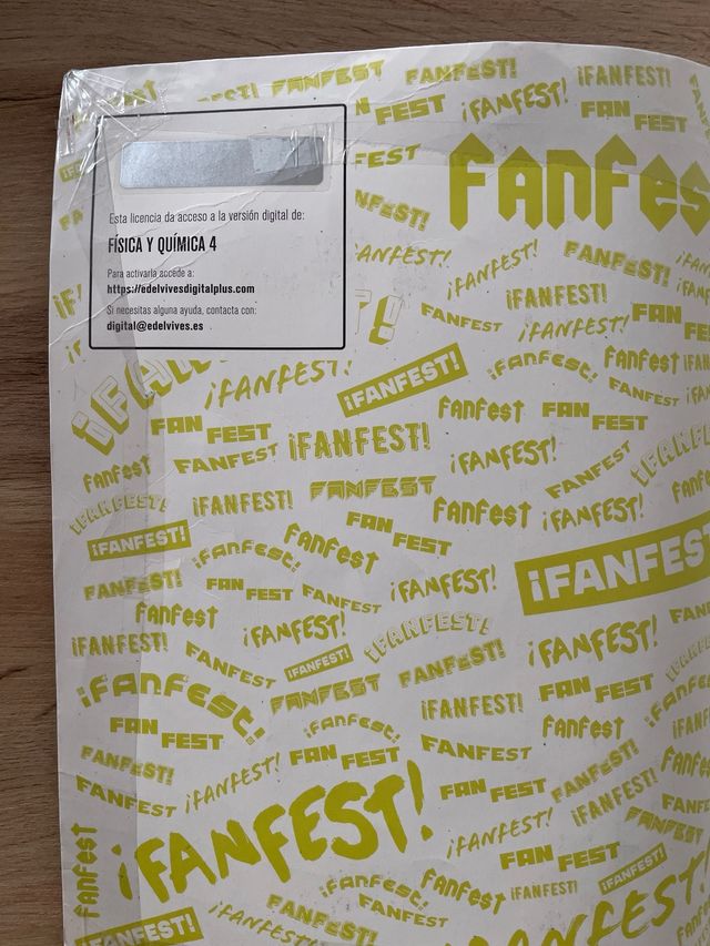 Libro Física y Química 4 ESO Fanfest