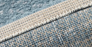 Alfombra Langsted IKEA AZUL-BLANCO 4 ud NEGOCIABLE