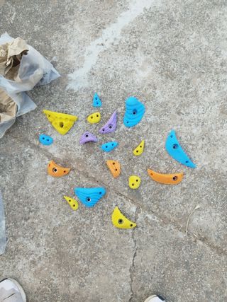 Presas escalada rocódromo - 95uds