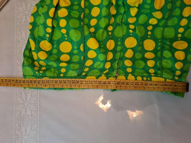 Falda y top flamenca - Verde y amarillo