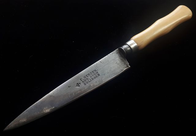 Cuchillo antiguo Herder Solingen