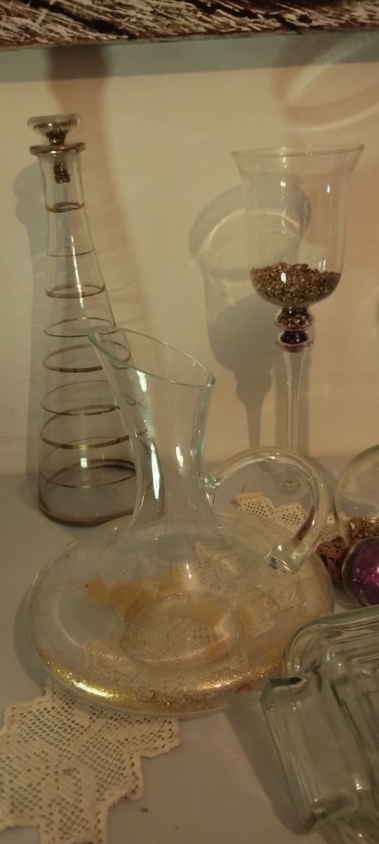 Jarrones de cristal decorativos