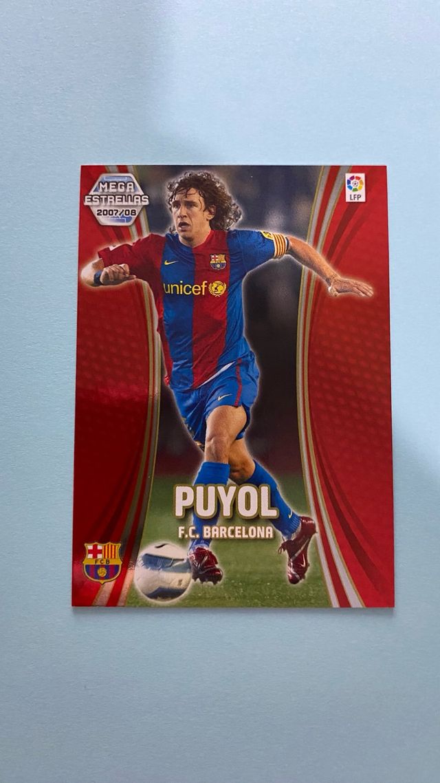 Cromo Puyol FC Barcelona MegaCracks 2007-08 Barça