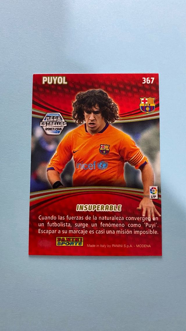 Cromo Puyol FC Barcelona MegaCracks 2007-08 Barça