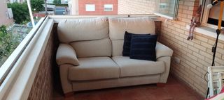 Sofá 2 dos plazas beige