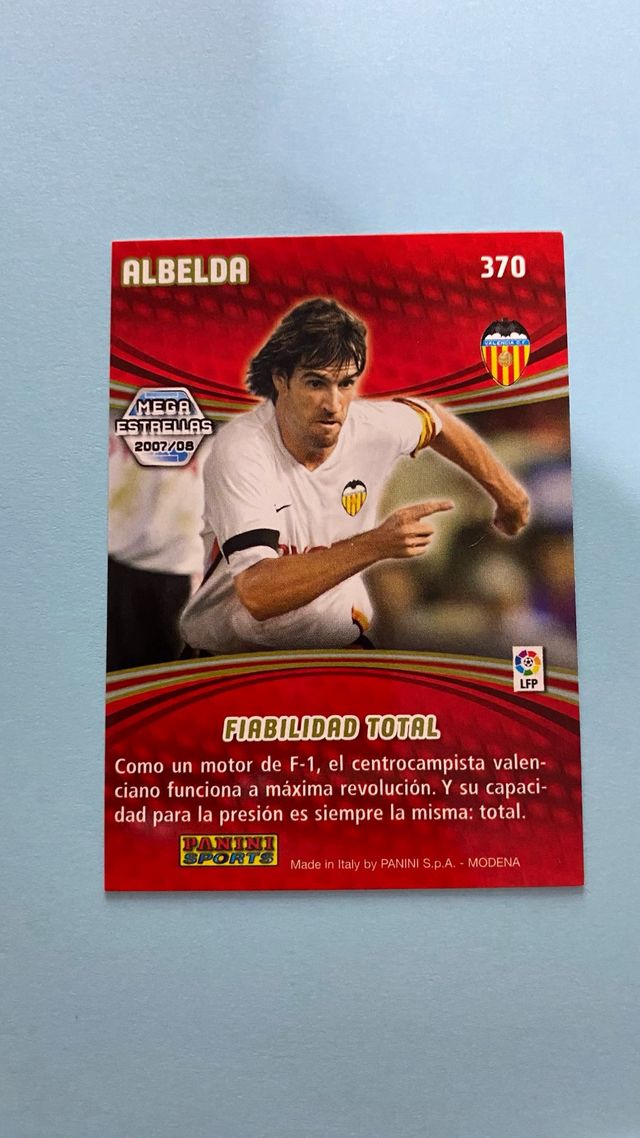 Cromo Albelda Valencia C.F. Megacracks 2007-08