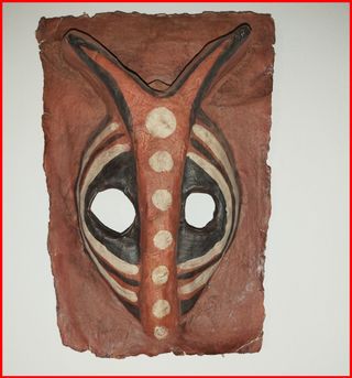 Máscaras africanas artesanales