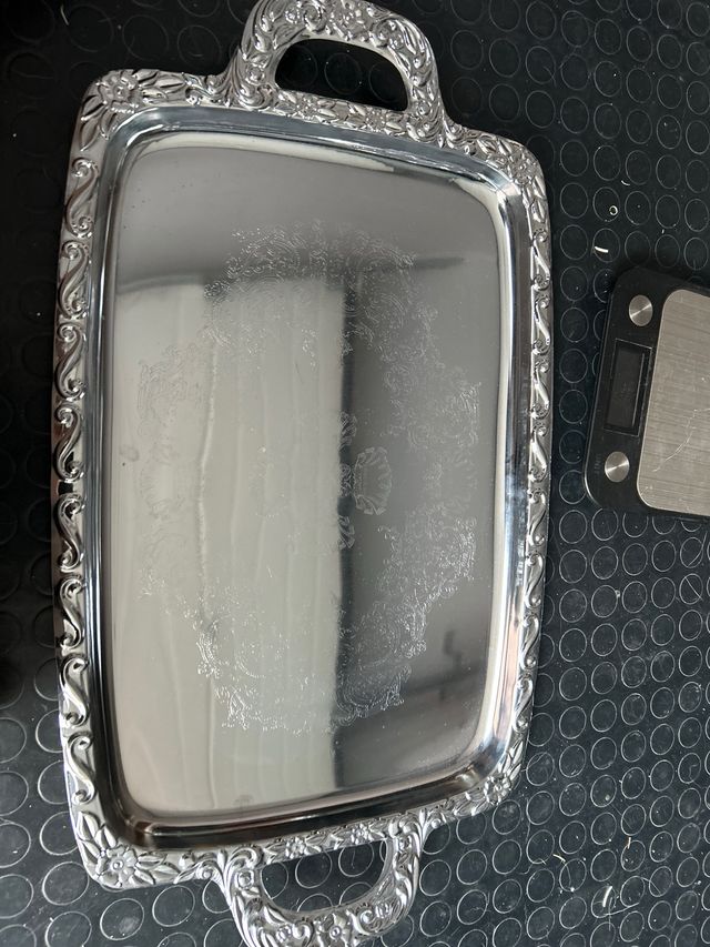 Bandeja cuadrada antigua