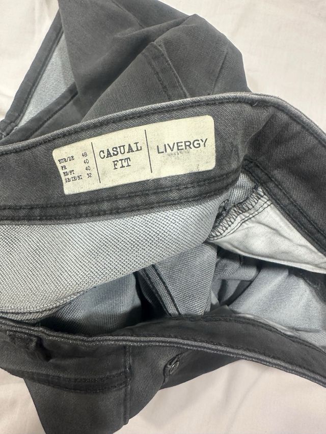 Bermudas Vaqueras Grises