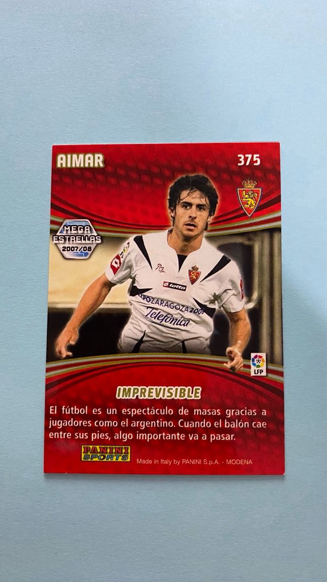 Cromo Aimar Real Zaragoza 2007-08 Megacracks