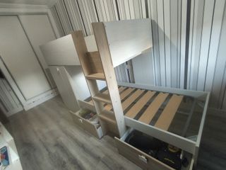 Litera infantil - cama nido