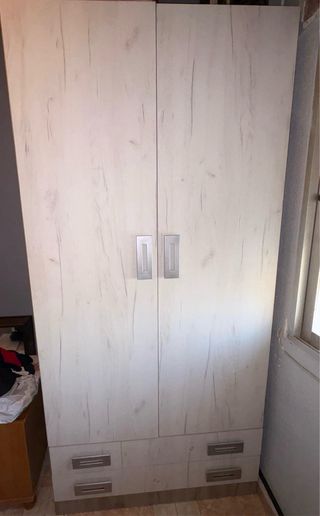 dormitorio nido infantil completo - marrón beige