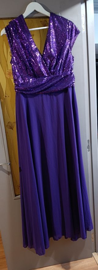 Vestido Largo Morado