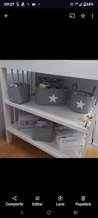 Cambiador bebé IKEA blanco