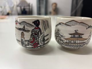 2 Tazzine Ceramiche Giapponesi