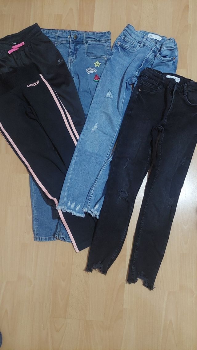 Pantalones niña 10 años: Vaqueros, chándal y malla