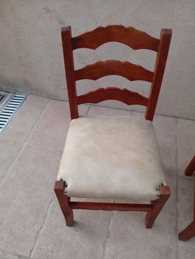 Sillas antiguas madera