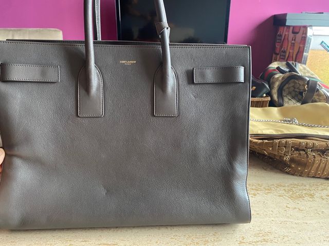 Bolso Saint Laurent Gris