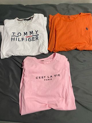 3 Camisetas - Tommy Hilfiger, Ralph Lauren