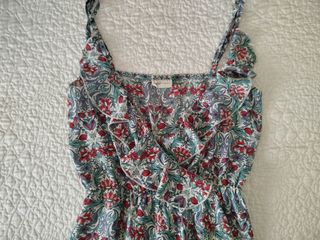 Vestido corto estampado floral