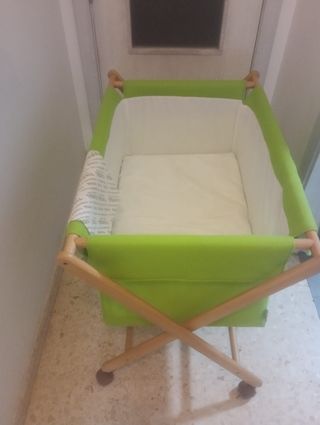 Mini cuna bebé - verde