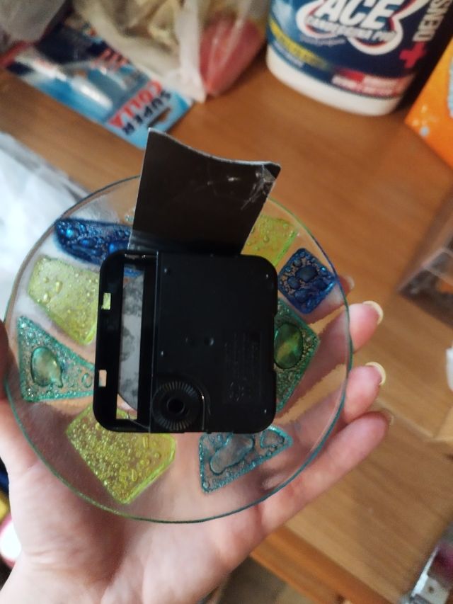 Orologio da tavolo mosaico