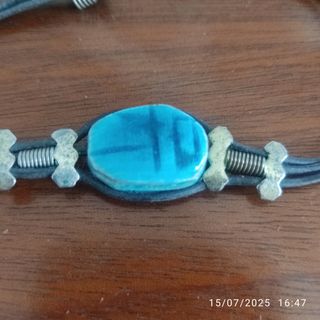 Pulsera egipcia turquesa