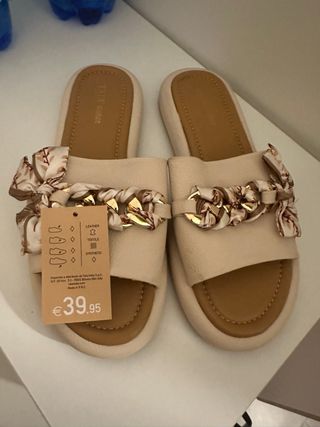 Ciabatte Zara beige n.42