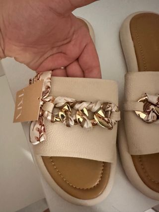 Ciabatte Zara beige n.42
