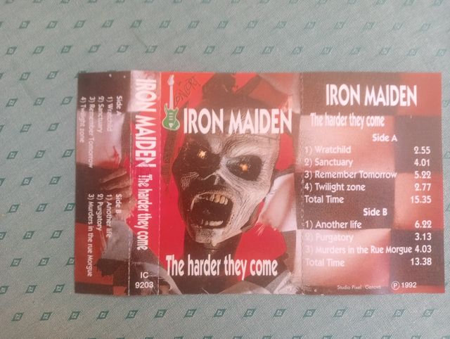 Cinta Iron Maiden - The Harder They Come