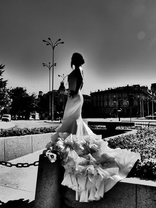 Vestido de novia flamenca 