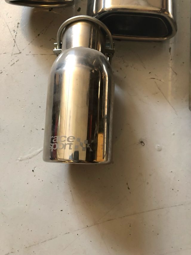 Escape válvula + abrazaderas