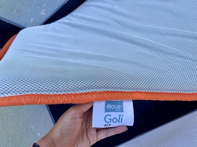 Cuna viaje Bebedue - Azul + Colchon Ecus Kids