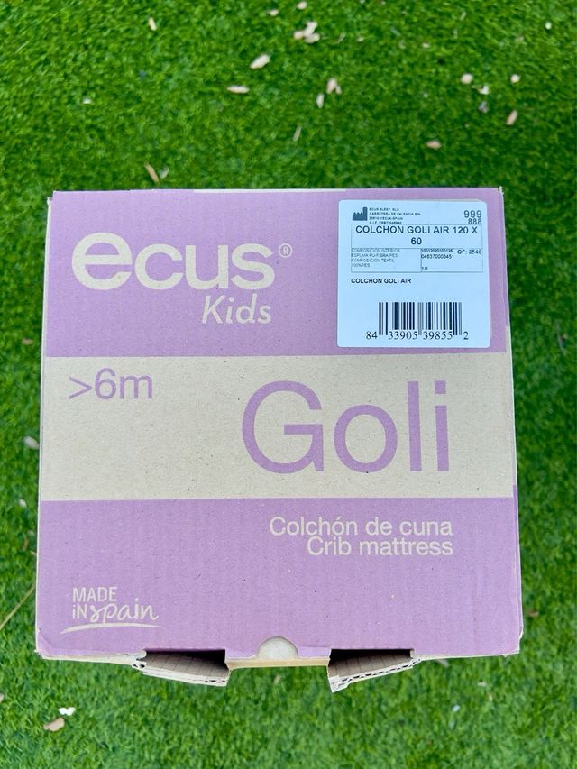 Cuna viaje Bebedue - Azul + Colchon Ecus Kids