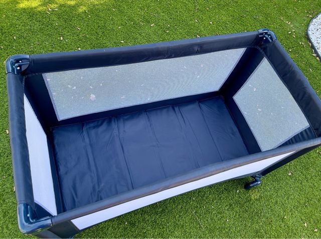 Cuna viaje Bebedue - Azul + Colchon Ecus Kids