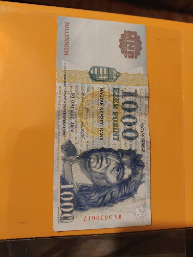 Banconota 1000 Forint Ungheria
