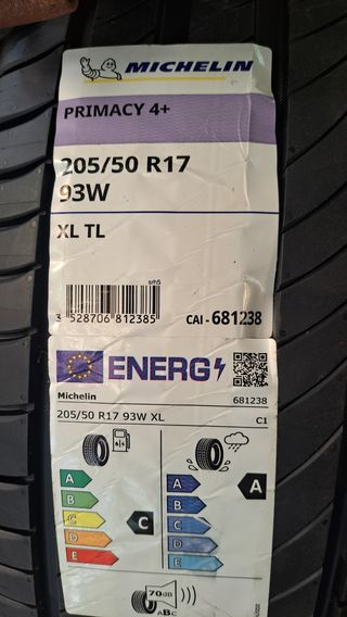 Neumático Michelin Primacy 4+ 205/60R16 92H