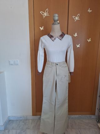 Lote pantalón y body vintage Y2K