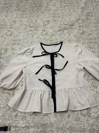 Top blanco tirantes - Talla S