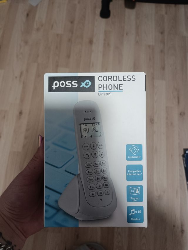 Teléfono inalámbrico POSS DP130S